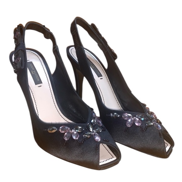 Louis Vuitton Menara Crystal heels - Picture 1 of 9